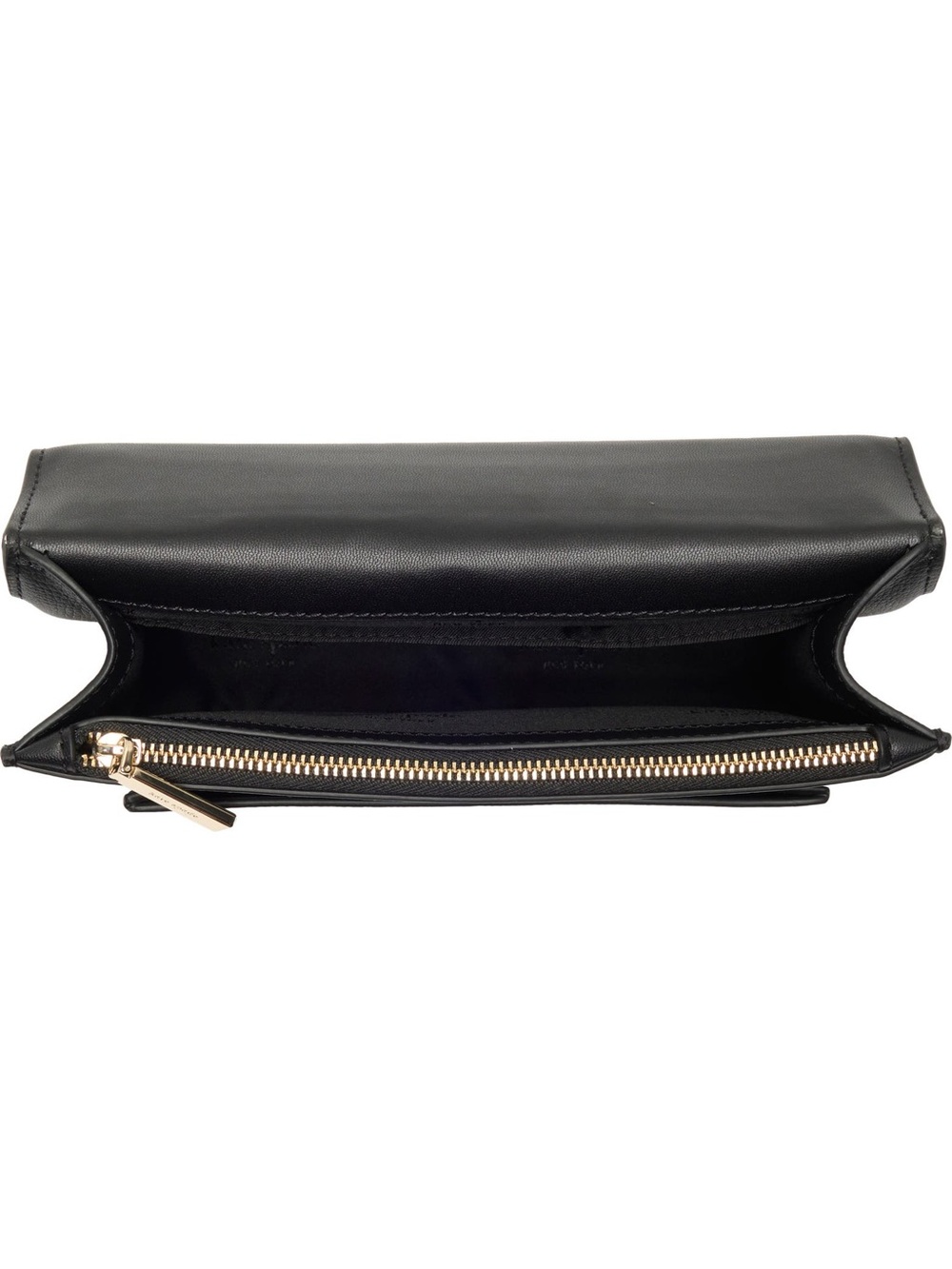 kate spade Remi Flap Black Leather Crossbody with Gold Chain Strap - Picture 5 of 12